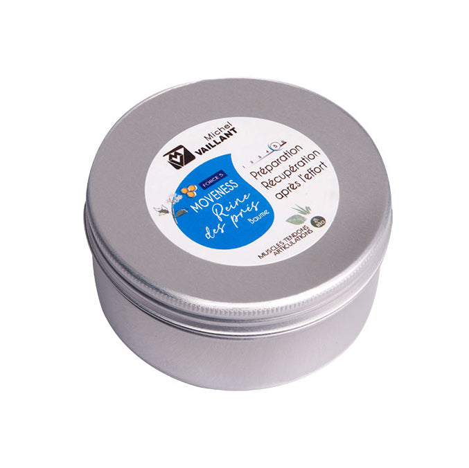 Baume massage bio Moveness Reine des Prés Force 5 – Tendons – Michel Vaillant