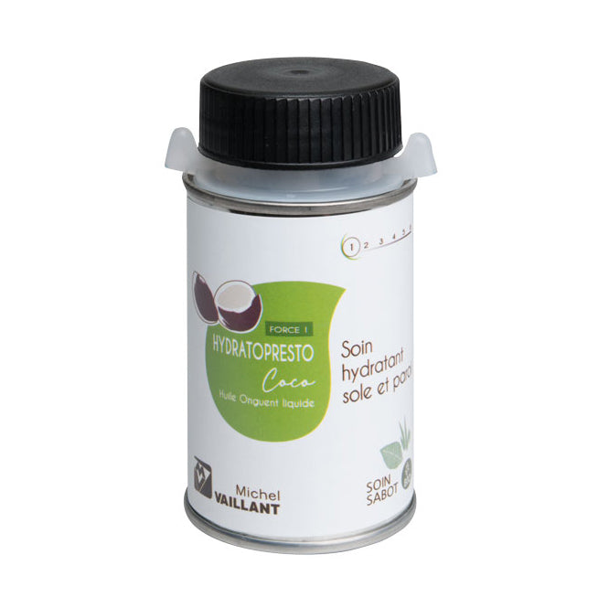 Huile Bio HydratoPresto Coco Force 1 – Soin hydratant sabots Michel Vaillant