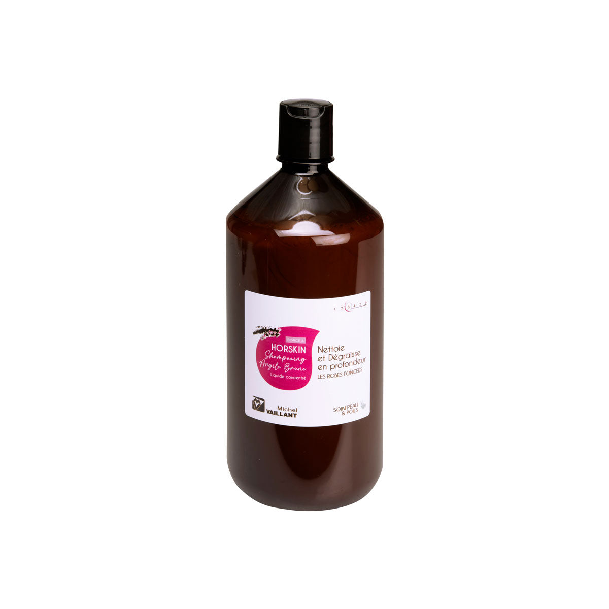 Shampooing liquide Argile Brune Horskin Force 3 – Brillance & soin – Michel Vaillant