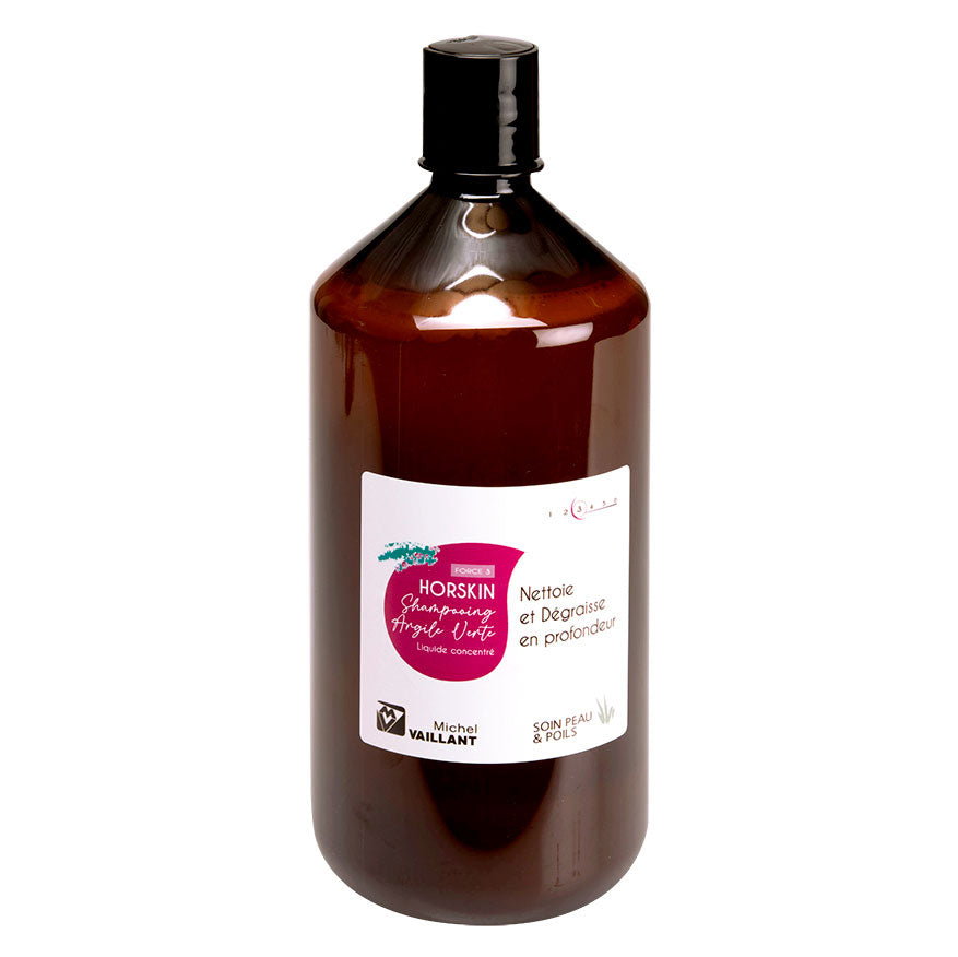 Shampooing liquide Argile Verte Horskin Force 3 – Nettoie & assainit – Michel Vaillant