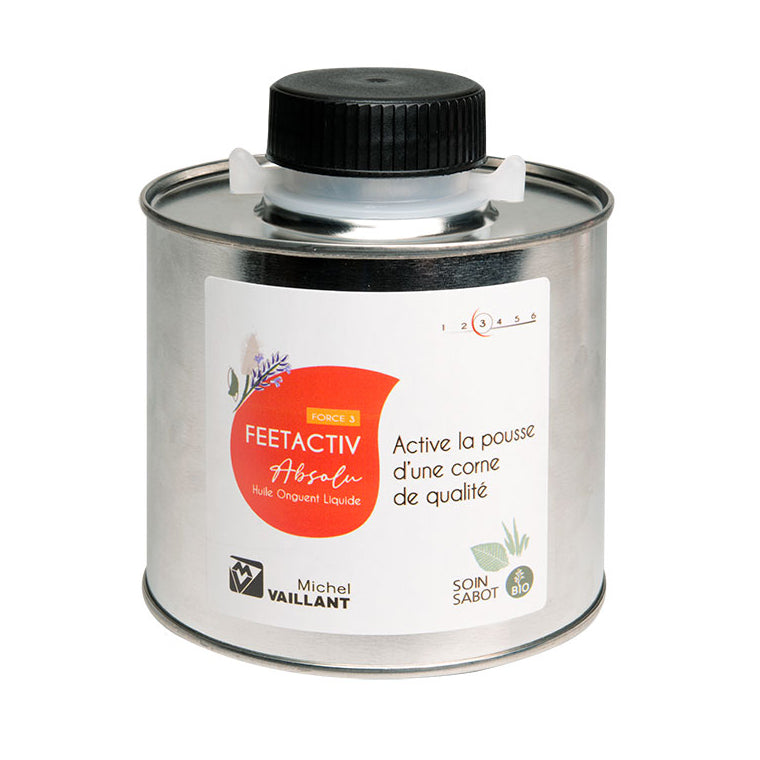 Huile Bio Feetactiv Force 3 – Stimule pousse sabot – Michel Vaillant