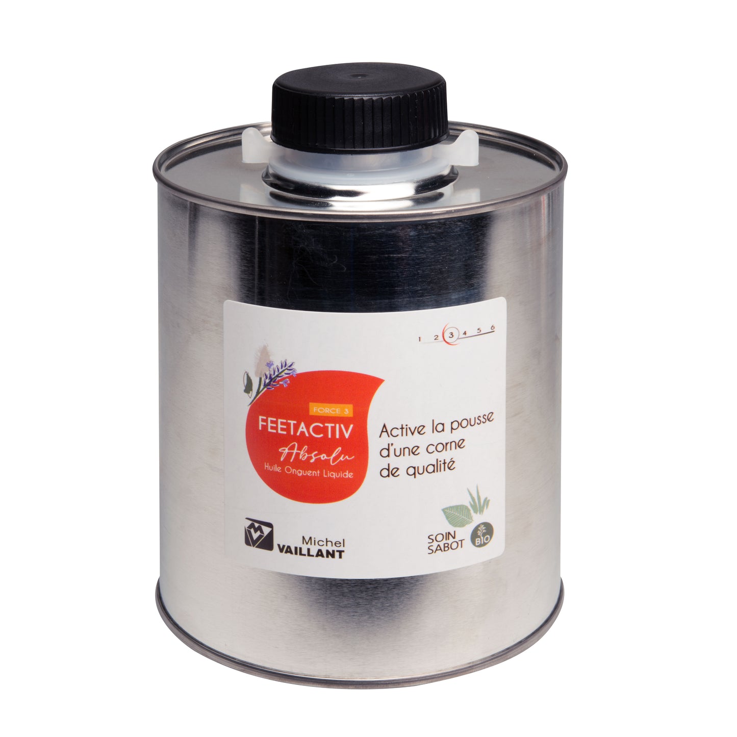 Huile Bio Feetactiv Force 3 – Stimule pousse sabot – Michel Vaillant