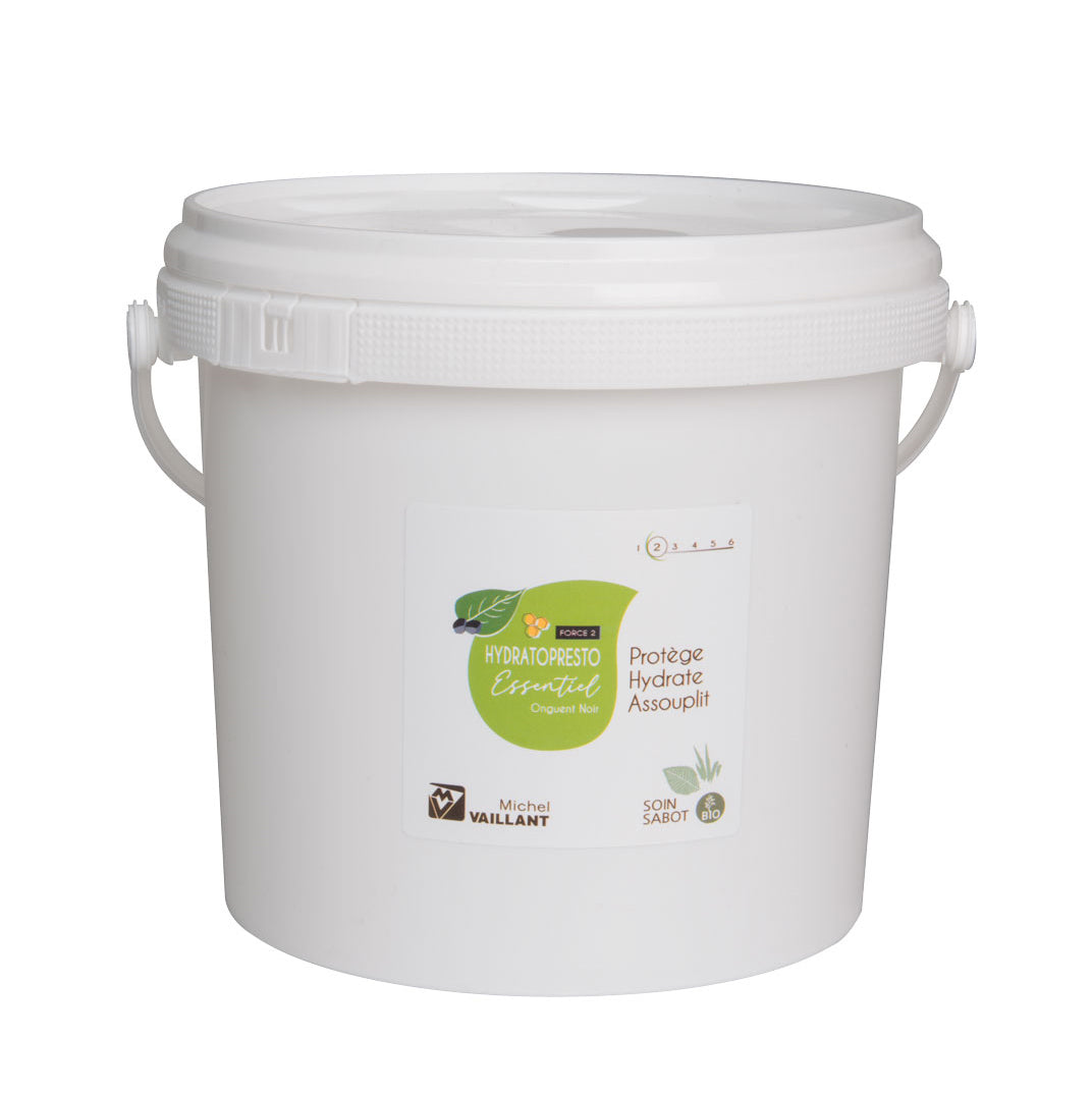 Onguent Bio Noir HydratoPresto Essentiel Force 2 – Soin hydratant sabots Michel Vaillant