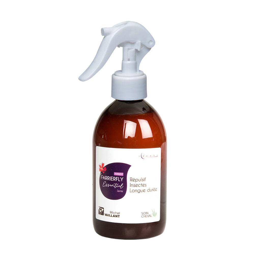 Spray répulsif cheval longue durée Farrierfly Force 2 – Michel Vaillant