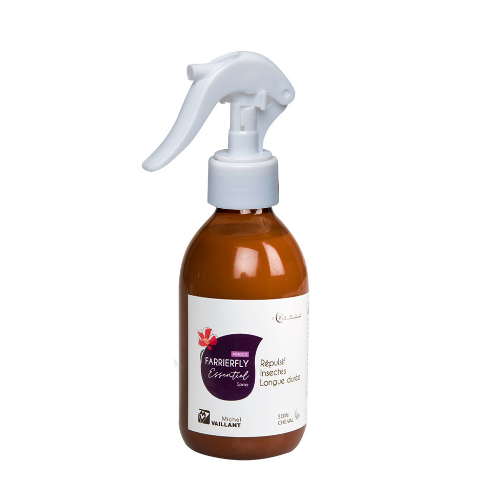 Spray répulsif cheval longue durée Farrierfly Force 2 – Michel Vaillant