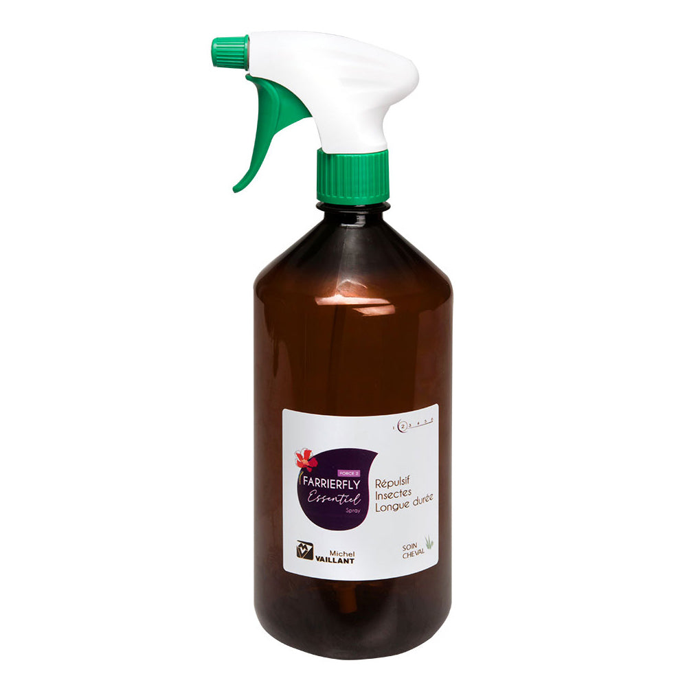 Spray répulsif cheval longue durée Farrierfly Force 2 – Michel Vaillant