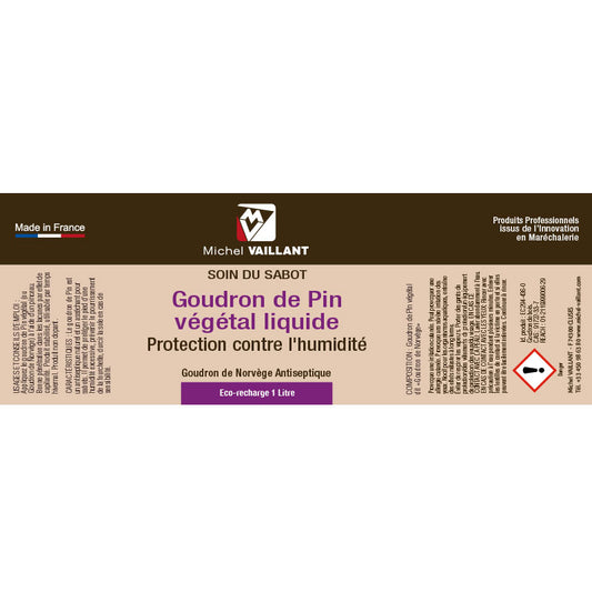 Goudron de Pin Végétal Fluide Michel Vaillant – Protection et Durcissement des Sabots