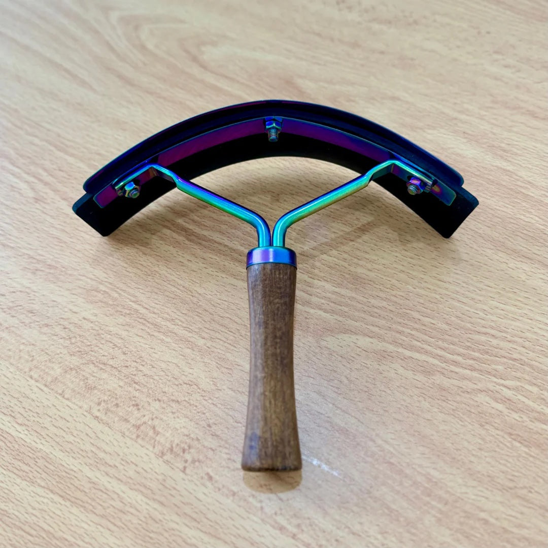 Mini Couteau de Chaleur Arc-en-Ciel Hairy Pony – Sweat Scraper Enfants Coloré