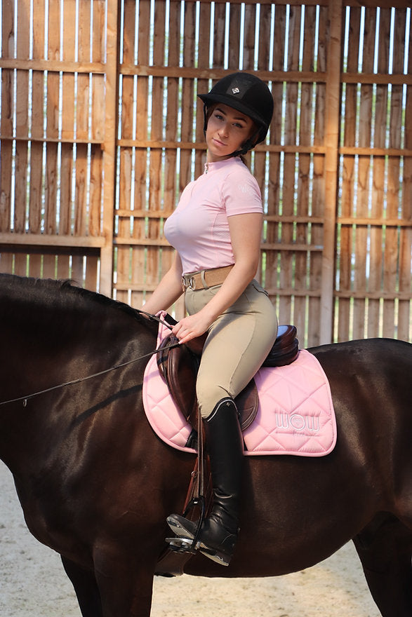 Tapis mixte HORSE CARE – Wow Store Flowering Ginger (rose clair)