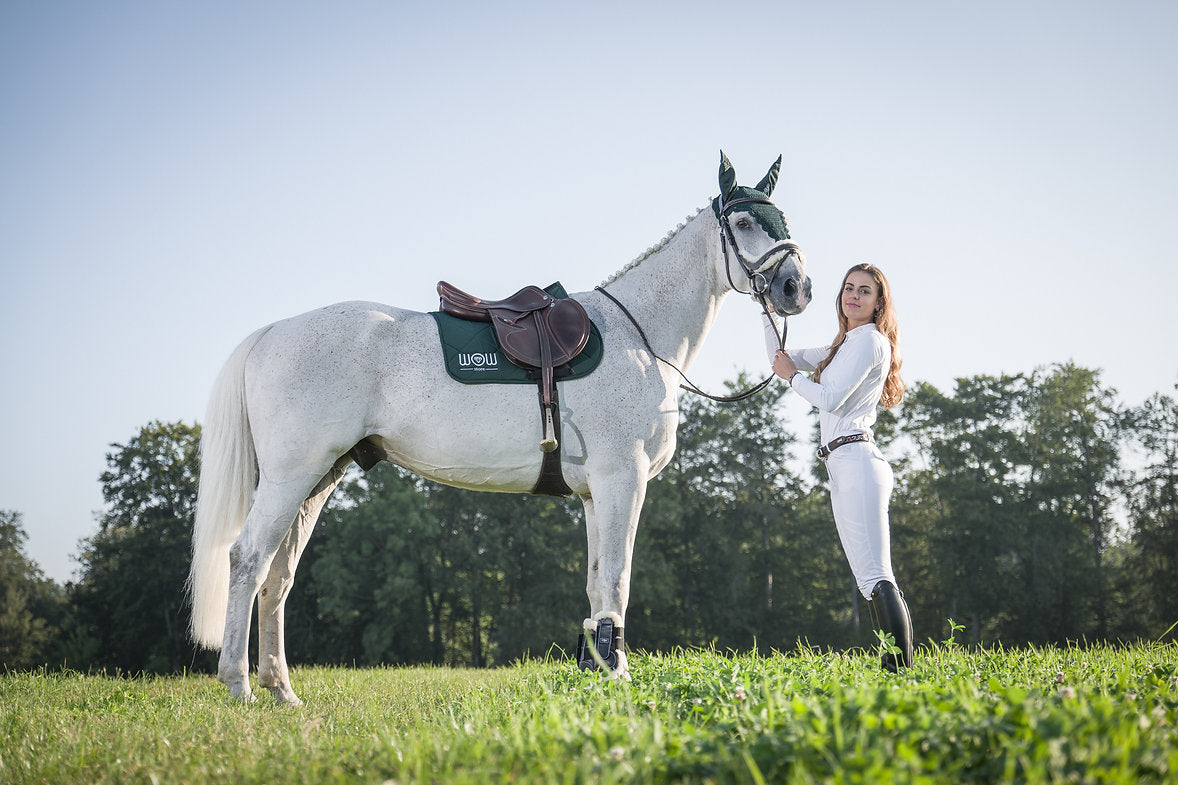 Tapis mixte HORSE CARE – Wow Store Hunter Green (vert sapin)