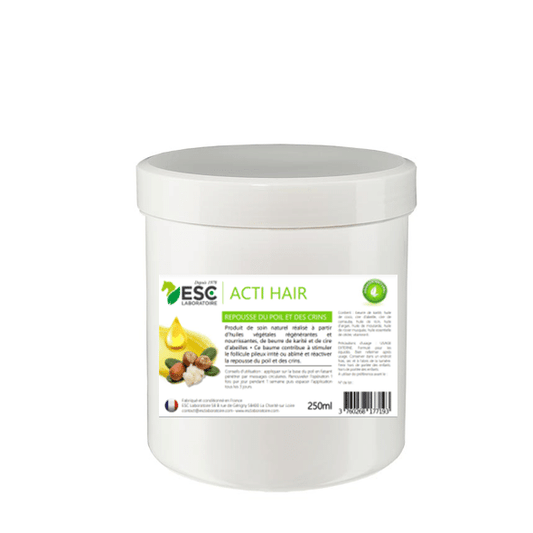 Actihair cheval – Crème naturelle repousse poils et crins abîmés - ESC