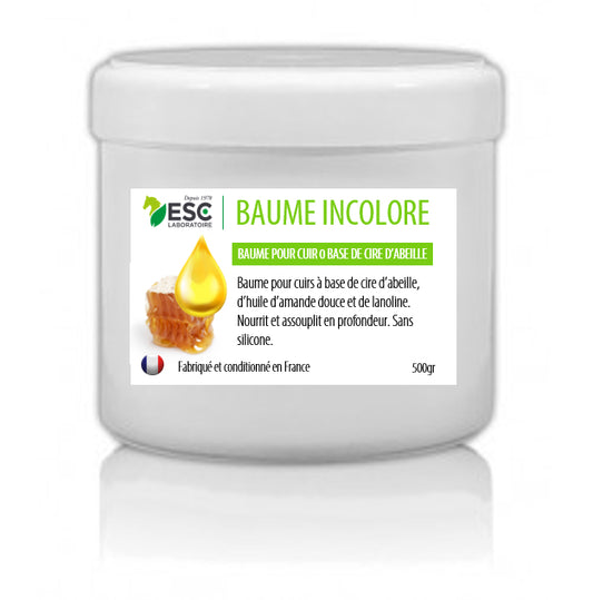 Baume Pour Cuir Incolore Nourrissant – Cire d’Abeille & Beurre de Karité - ESC