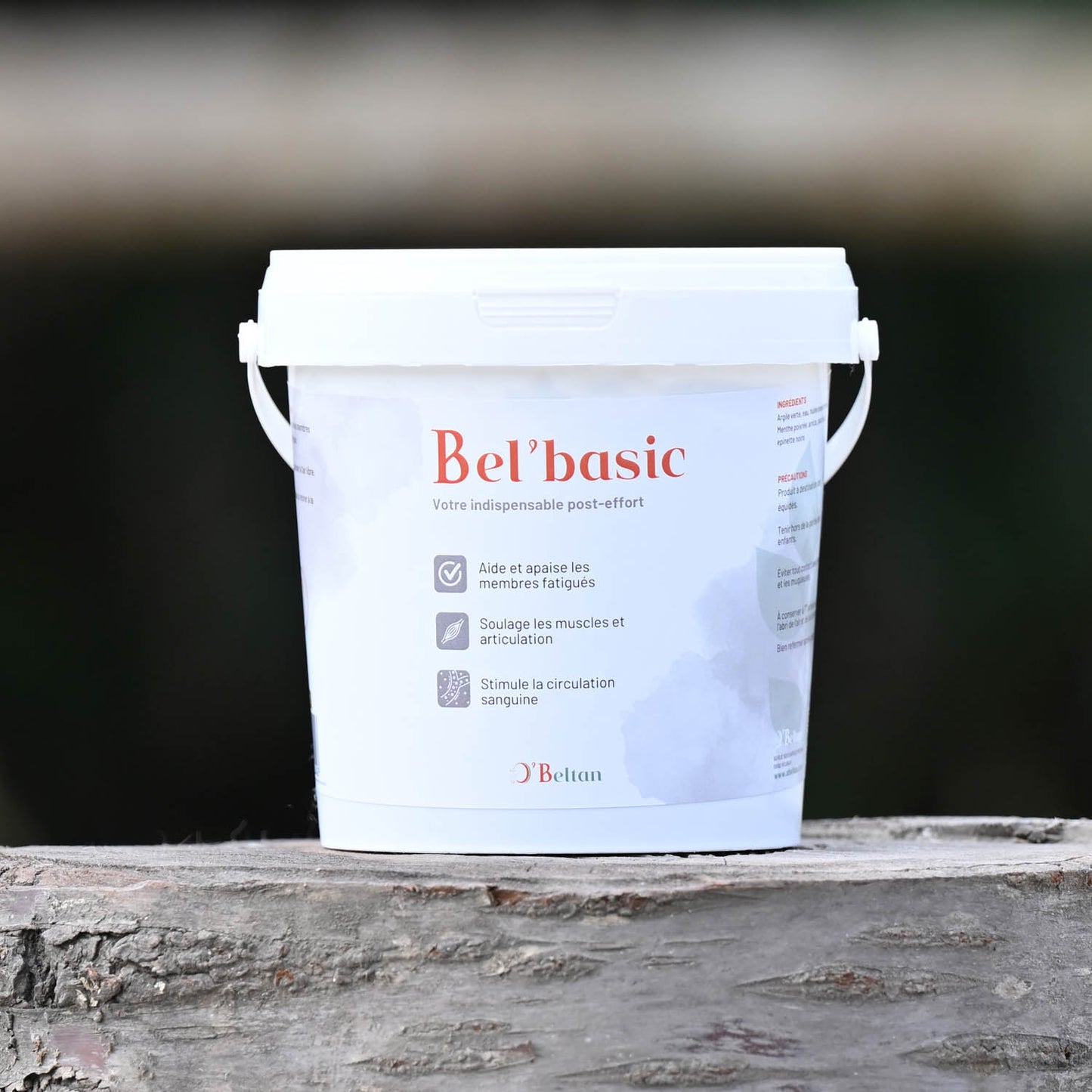 Bel’Basic - Argile Naturelle pour Muscles et Articulations des Chevaux | Soin Efficace O’BELTAN