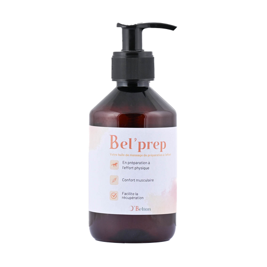 Bel’Prep - Huile de massage naturelle pour préparer les chevaux à l’effort | O’BELTAN