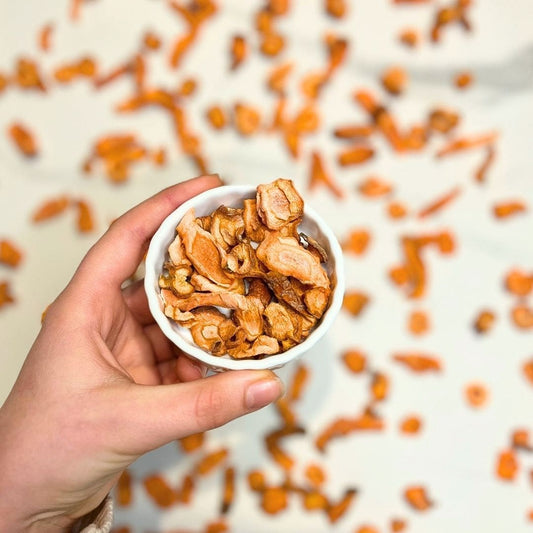 Croustillants de Carotte Bio pour Chevaux – Friandises Naturelles Saines | EquiNatBio