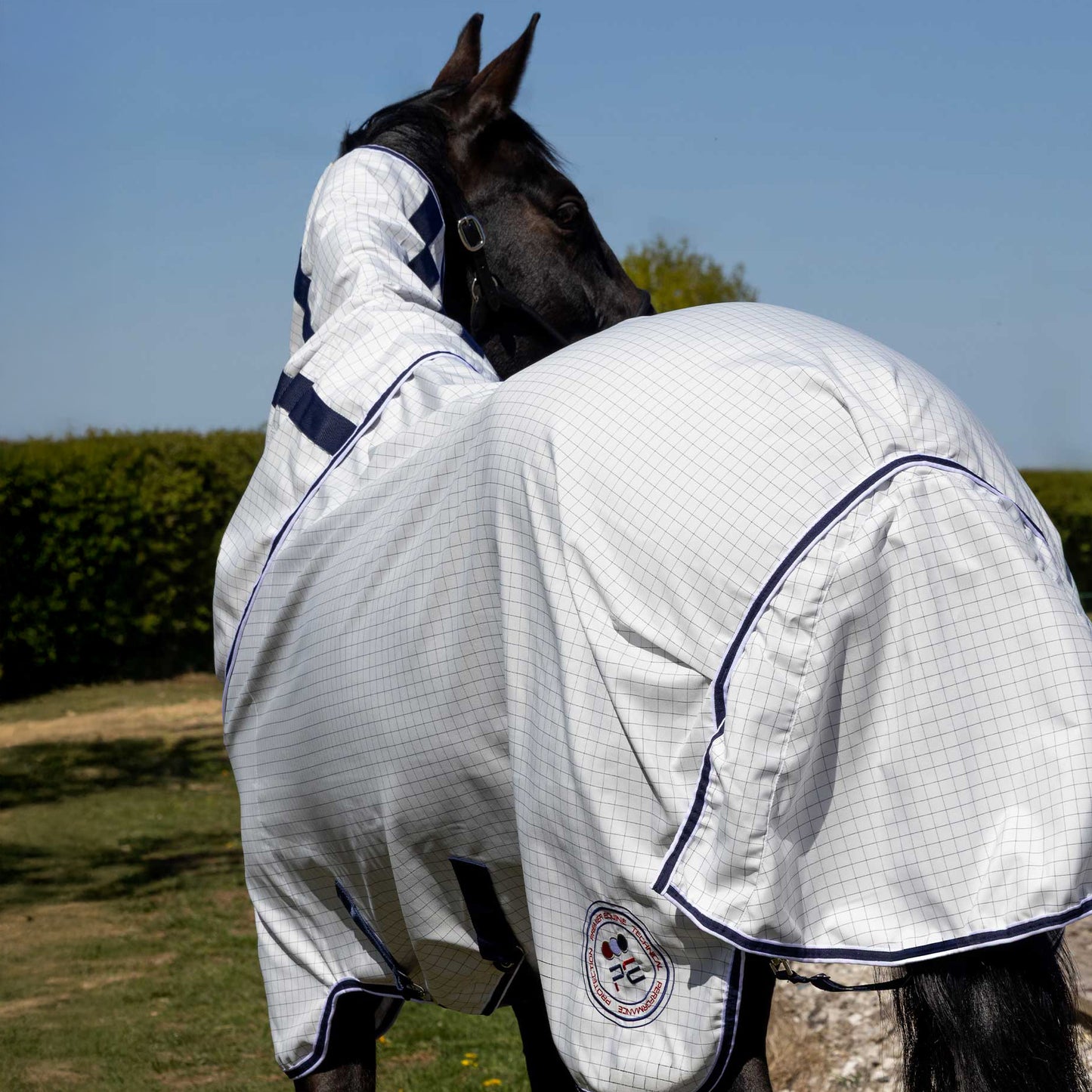 Chemise d’écurie en coton avec couvre-cou