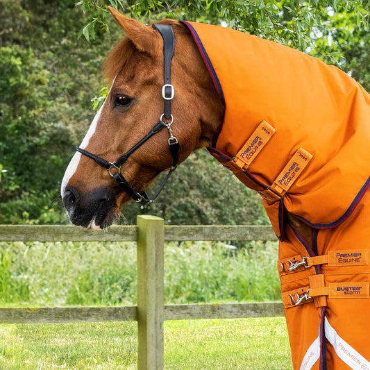 Couverture Buster Storm 200g Imperméable Nylon Balistique 840D avec Couvre-Cou Classique | Premier Equine
