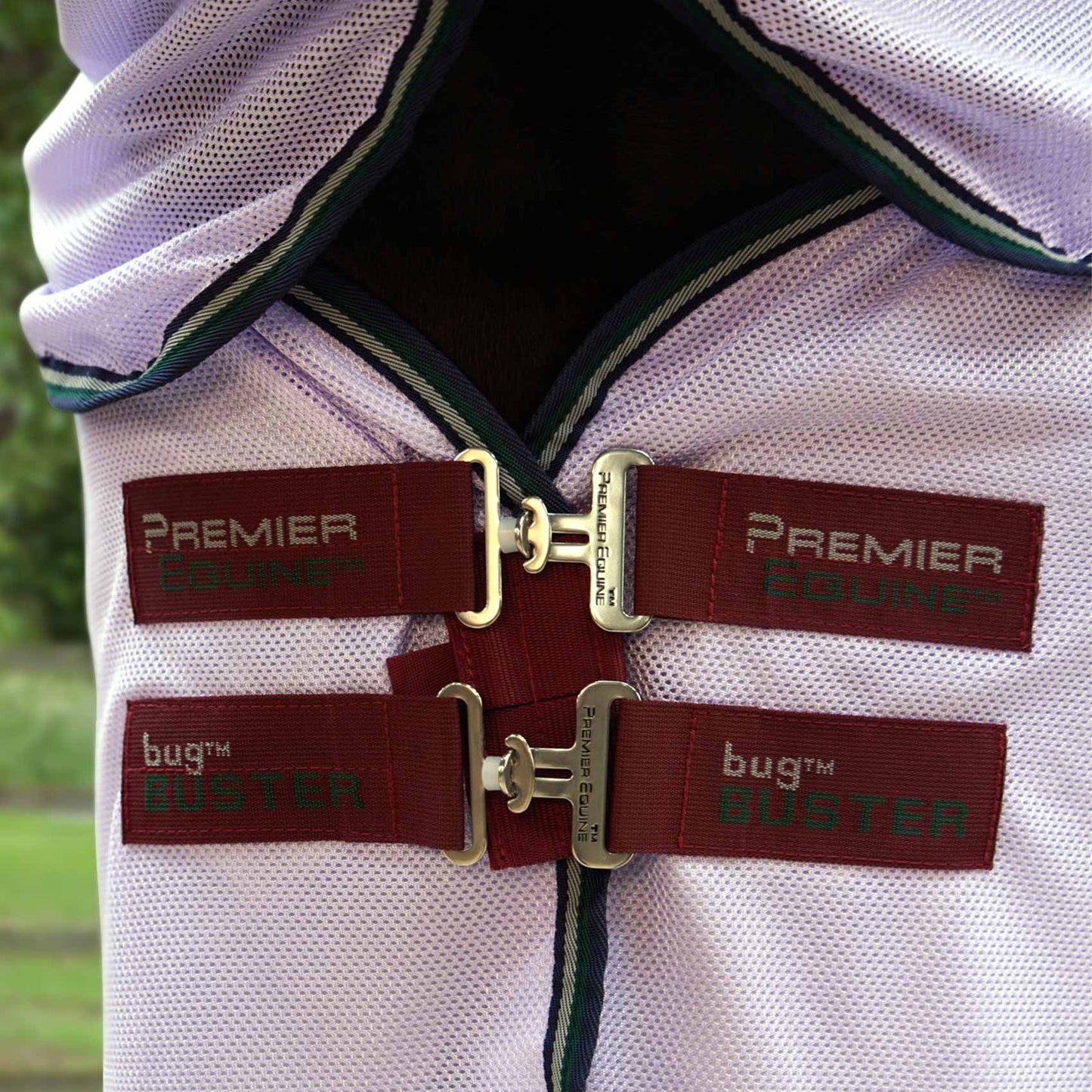 Couverture anti-mouches Bug Buster Premier Equine – Protection UV et insectes pour cheval