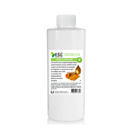 Curcuma Flex cheval – Complément liquide au curcuma et MSM pour articulations souples - ESC