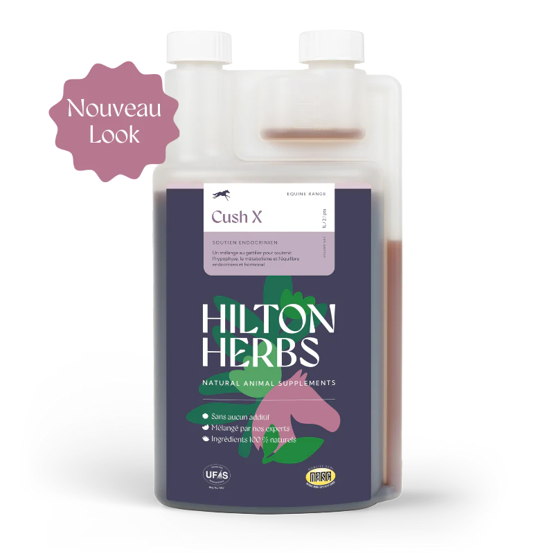 Cush X Liquide – Soutien Endocrinien Naturel Cheval & Poney - Hilton Herbs