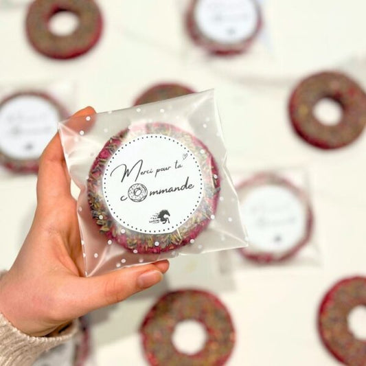 Donutbio-Sérénité Betterave et Lavande Bio – Friandises Apaisantes Naturelles pour Chevaux | EquiNatBio