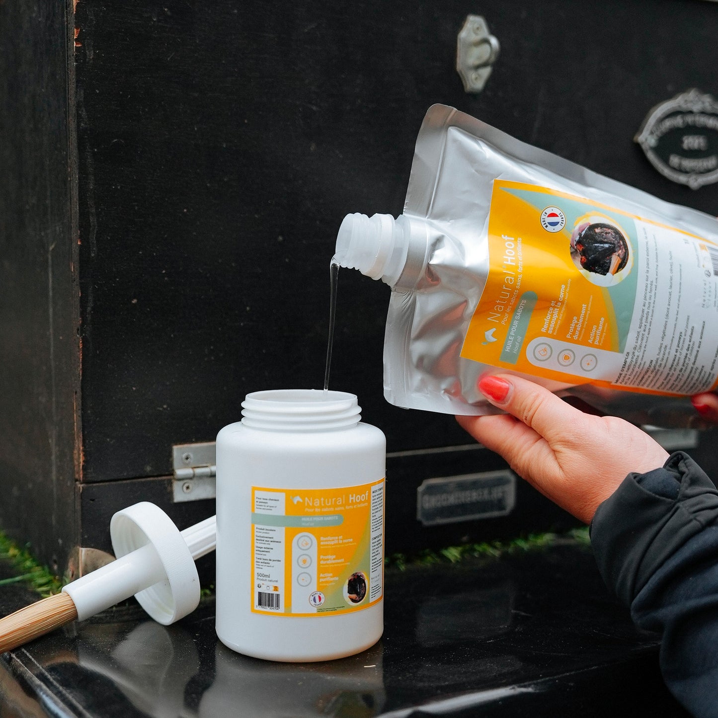 Natural’Hoof – Huile pour sabots du cheval – Natural Innov