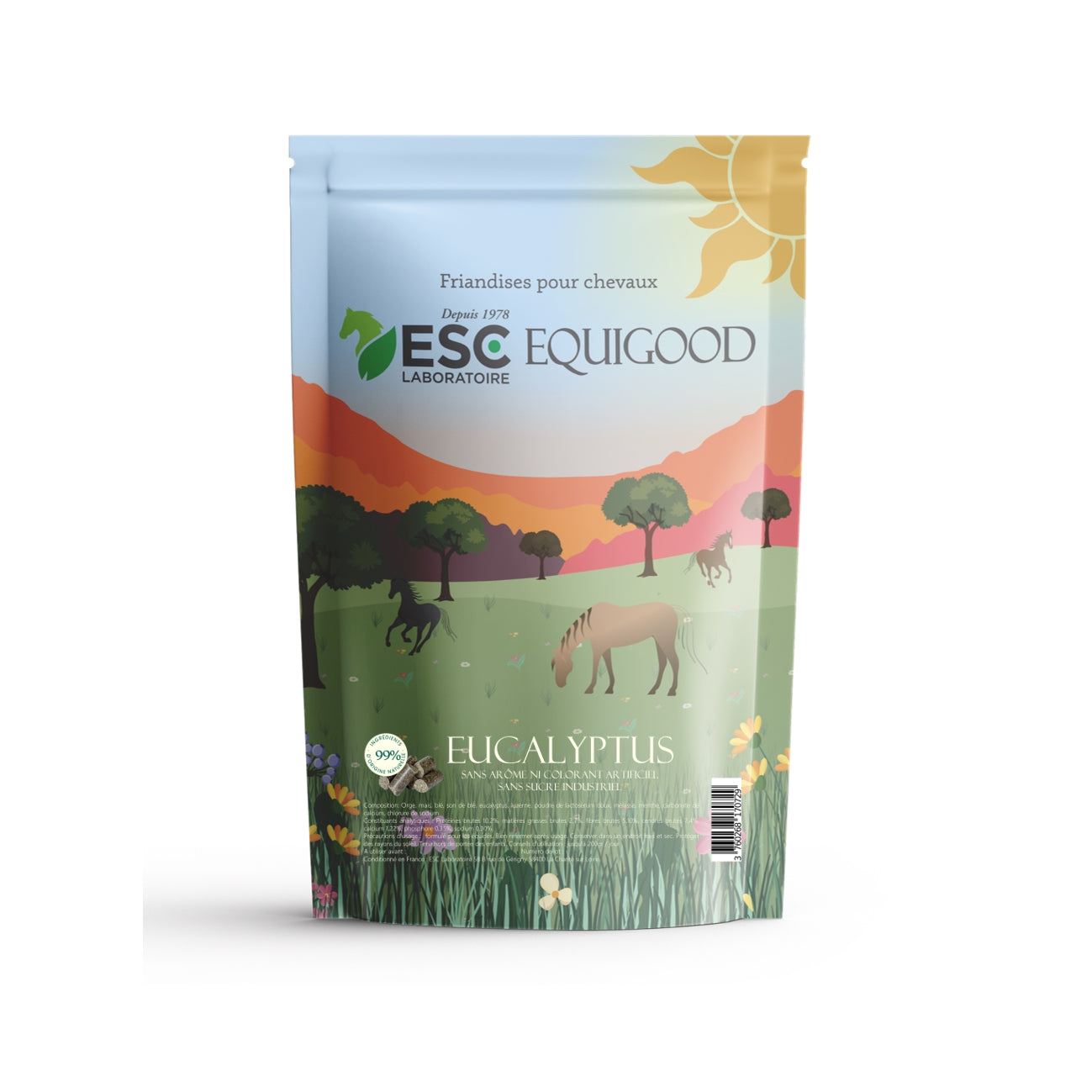 Equigood Eucalyptus – Friandises Naturelles et Rafraîchissantes pour Chevaux | ESC