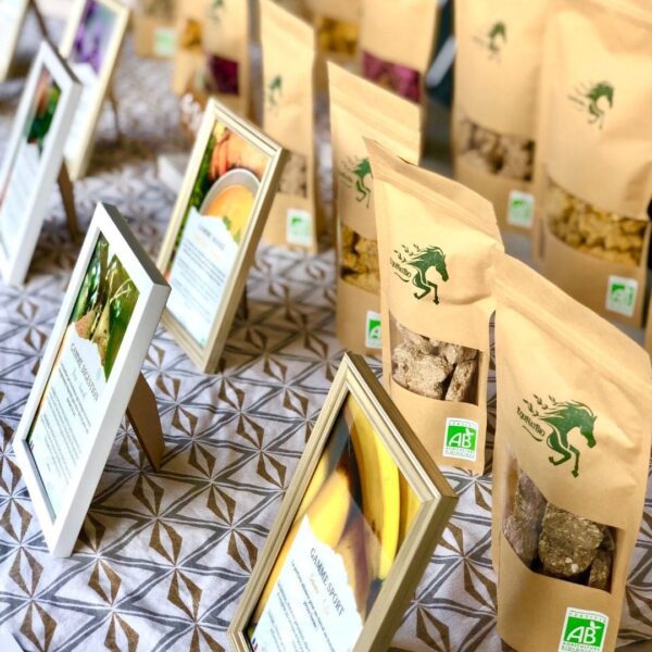 Equibio-Sérénité Betterave et Lavande Bio – Friandises Apaisantes pour Chevaux | EquiNatBio