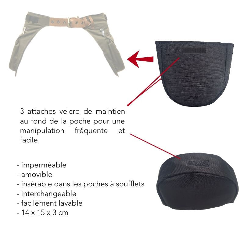 Étui à friandises EDUC+ Laboa – Accessoire amovible, imperméable pour sac ceinture éducation chiens & chevaux