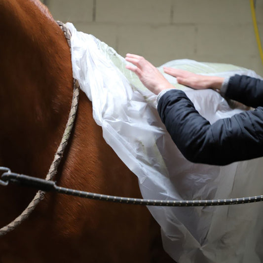 Film Enveloppement Biodégradable Cavasso – Film Silencieux pour Soins Chevaux