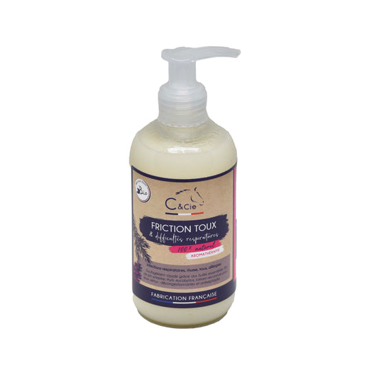 Friction Toux & Difficultés Respiratoires C&cie – Gel Bio pour Chevaux