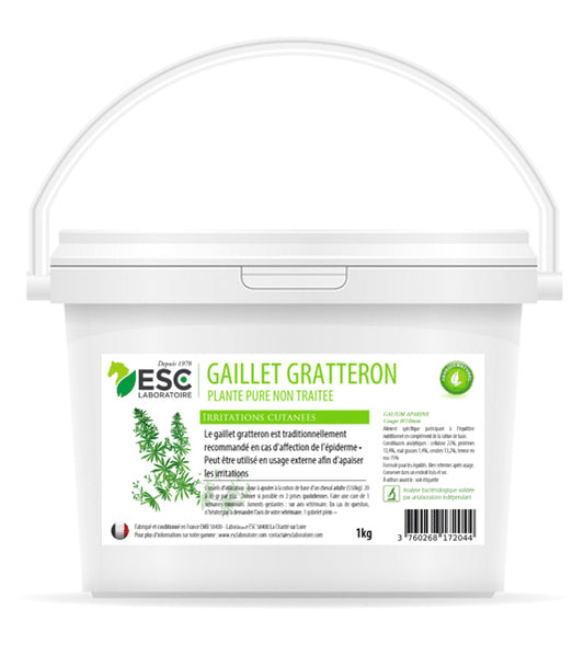 Gaillet Gratteron Cheval ESC – Drainage Lymphatique & Démangeaisons Saisonnières