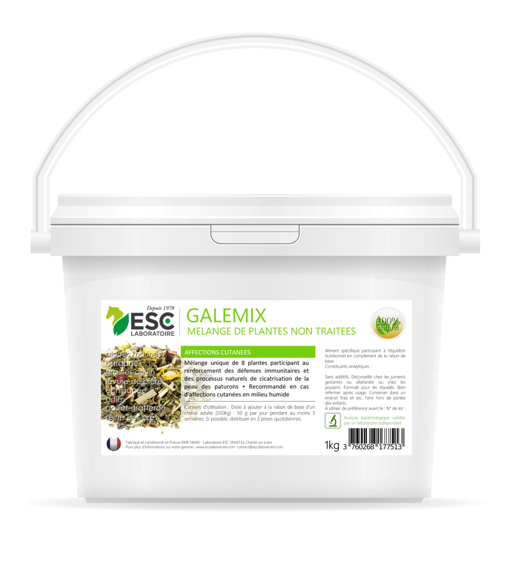 Galemix Cheval – Mélange naturel contre irritations cutanées des paturons - ESC