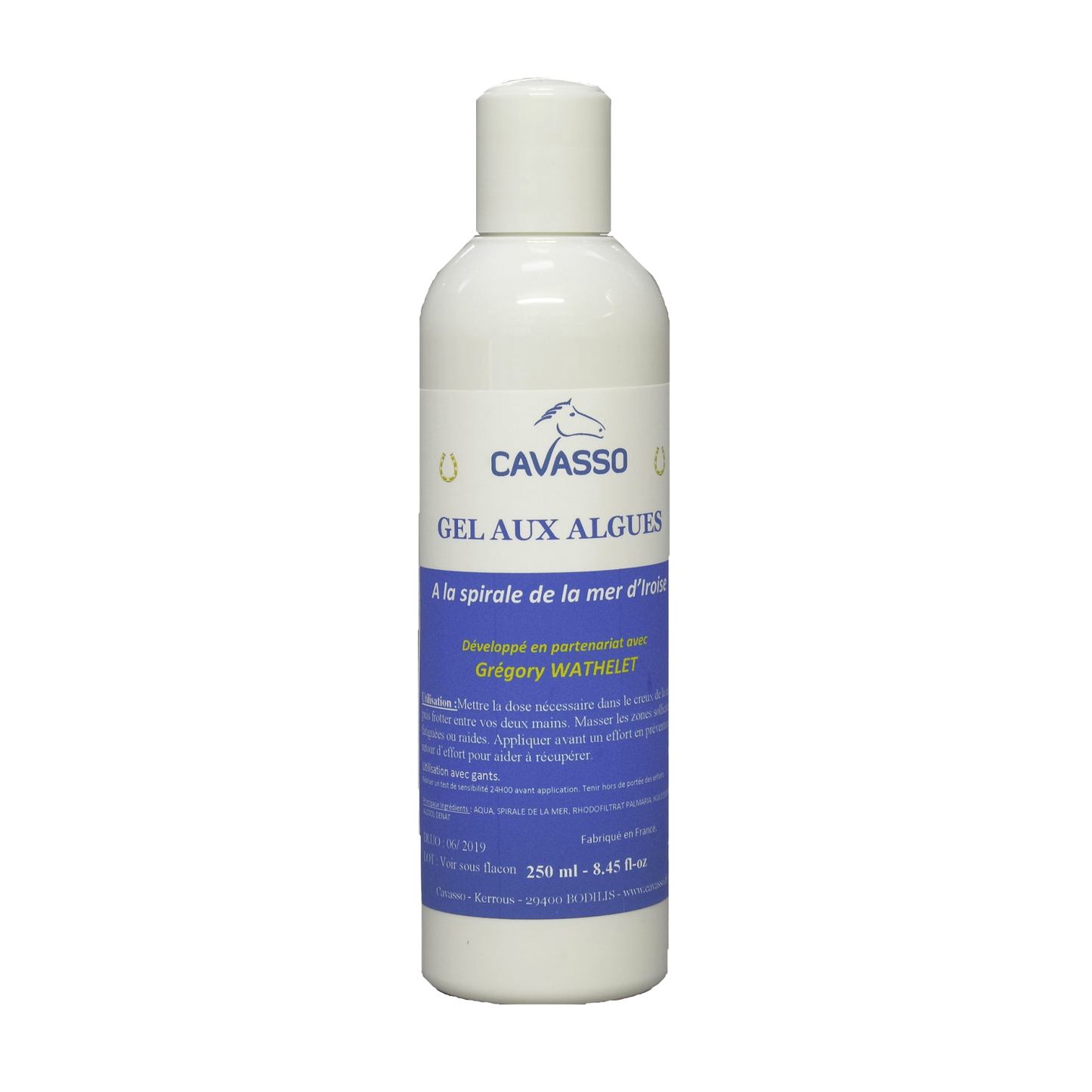 Gel aux Algues Cavasso – Soulagement Musculaire & Drainage Naturel pour Chevaux