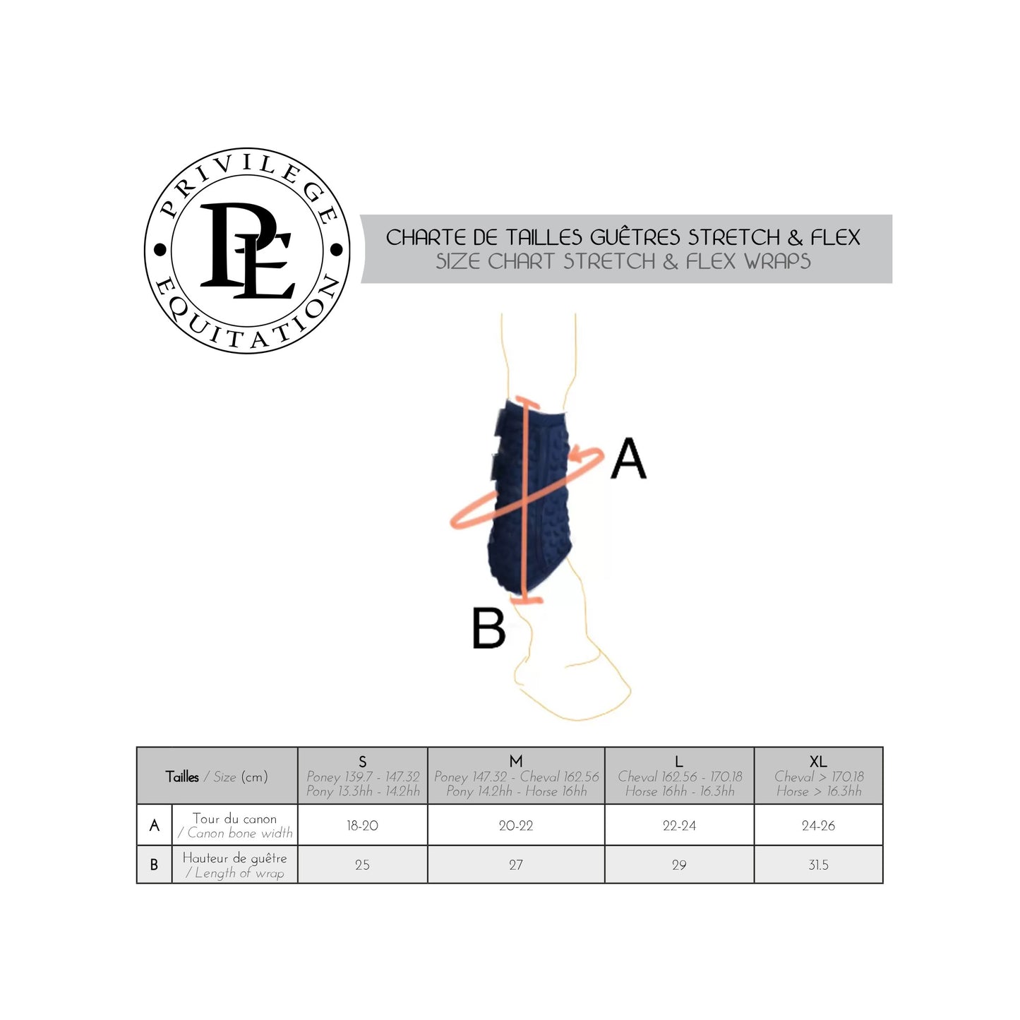 Guêtres S&F Simples - Protection légère et maintien ligamentaire | Equilibrium