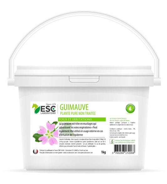 Guimauve – Voies respiratoires et estomac sensible cheval – Plante pure ESC