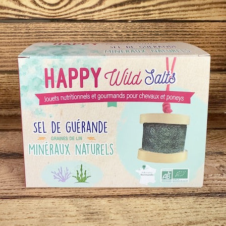 Happy Wild Salts Sel de Guérande – Happy Crackers – Jouet Friandise Minérale Cheval