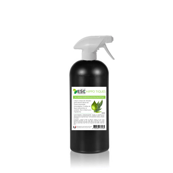 Hippo Tiques cheval – Lotion naturelle anti-tiques aux huiles essentielles | ESC Laboratoire