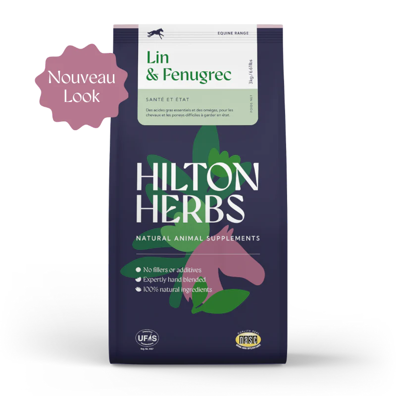 Lin & Fénugrec – Complément naturel pour l’état du cheval - Hilton Herbs