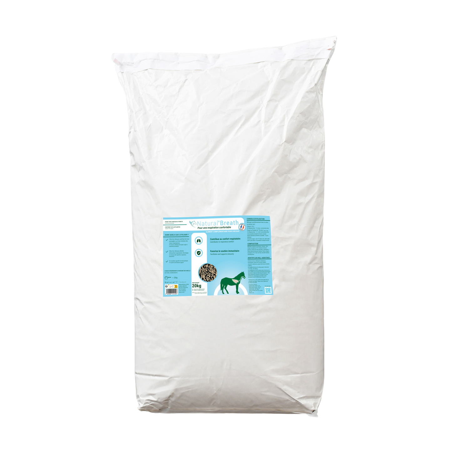 Natural'Breath Natural Innov – Complément Respiratoire Naturel pour Chevaux