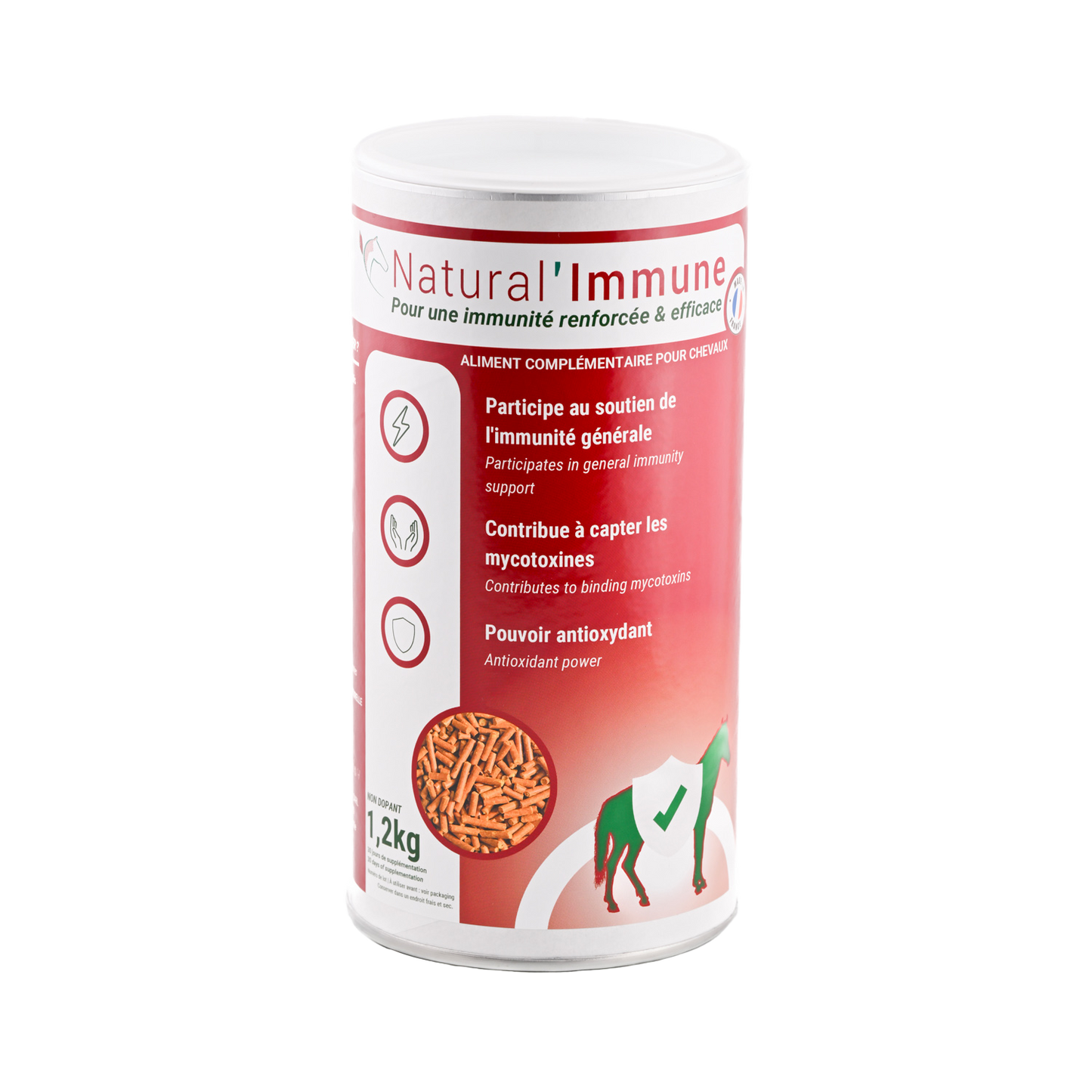 Natural'Immune Natural Innov – Complément Immunité Naturel en Granulés pour Chevaux