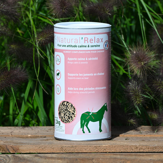 Natural’Relax Natural Innov – Complément Apaisant Cheval & Jument en Chaleur