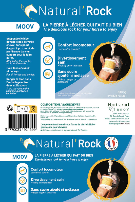 Natural’Rock Natural Innov – Pierre à Lécher Bio et Naturelle pour Chevaux
