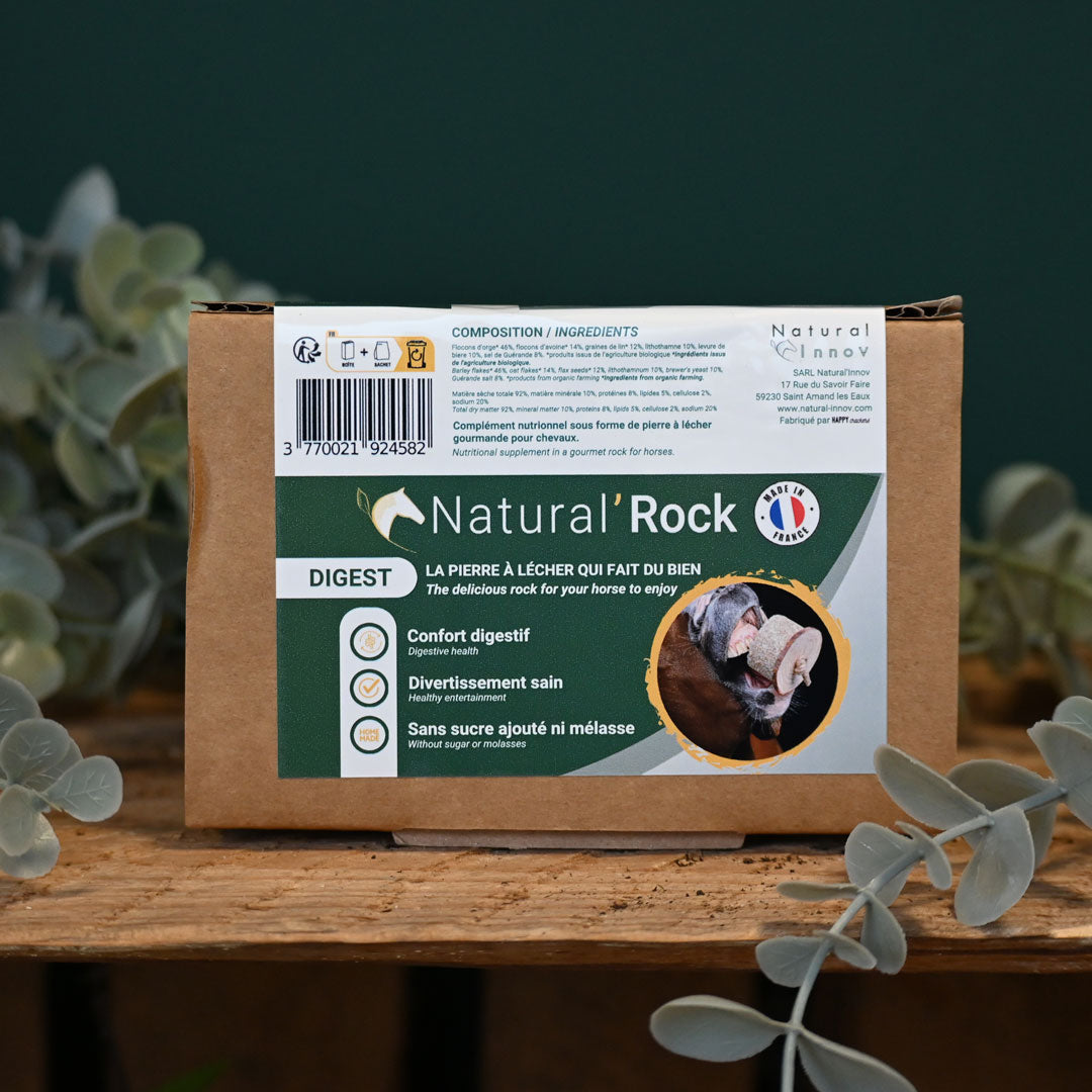Natural’Rock Natural Innov – Pierre à Lécher Bio et Naturelle pour Chevaux