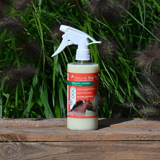 Natural’Star Natural Innov – Spray Démêlant et Lustrant Naturel pour Chevaux