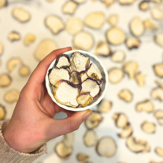 Croustillants de Navet Bio pour Chevaux – Friandises Saines et Faibles en Calories | EquiNatBio