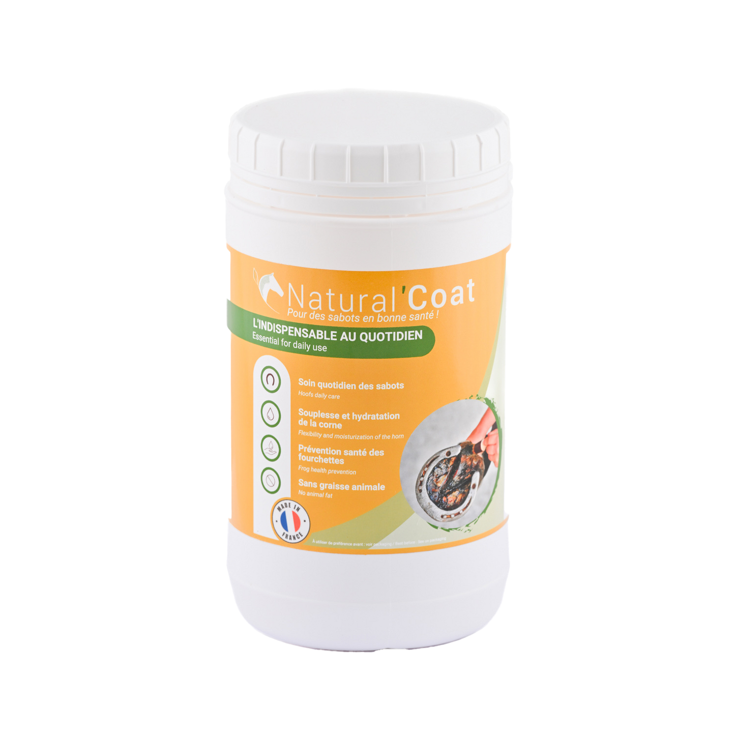 Natural’Coat Natural Innov – Onguent Incolore Soin Quotidien Sabots Cheval