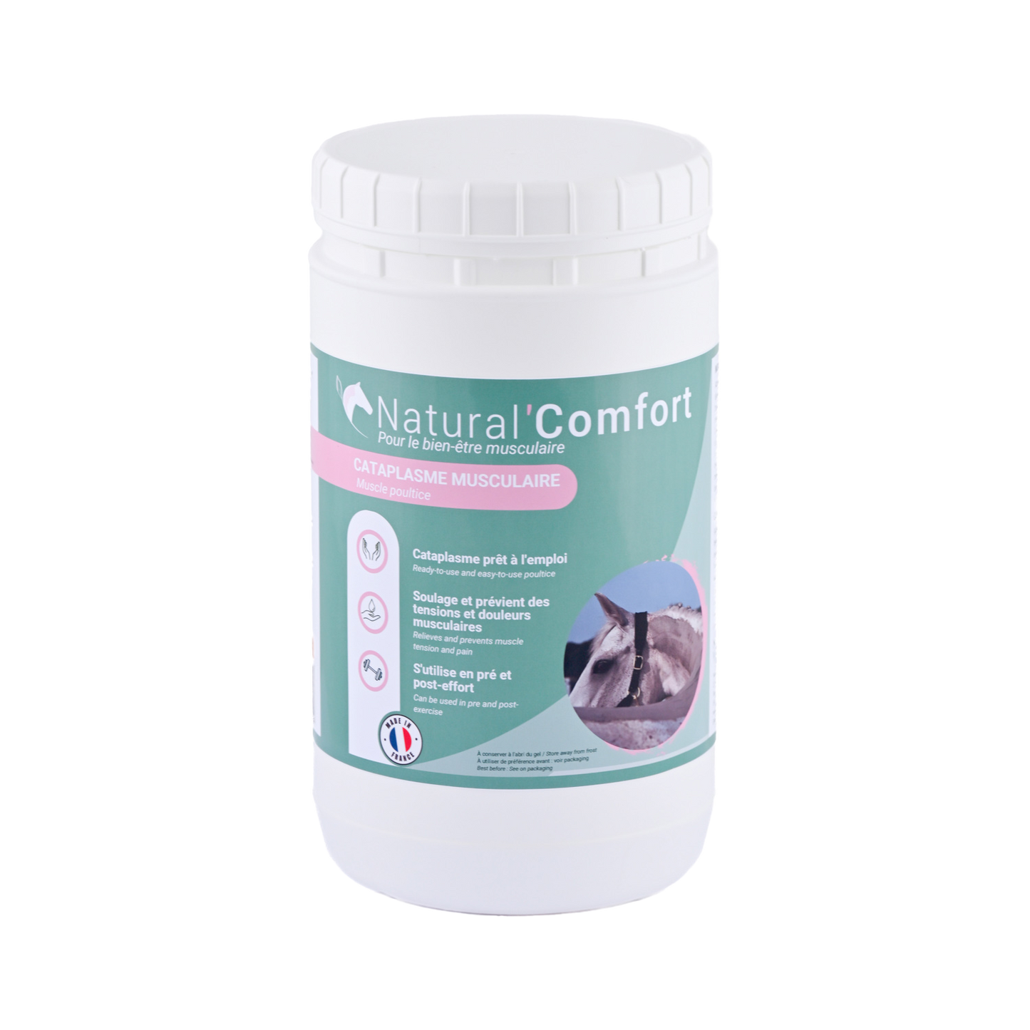 Natural’Comfort Natural Innov – Argile Verte Cheval Tensions et Douleurs Musculaires