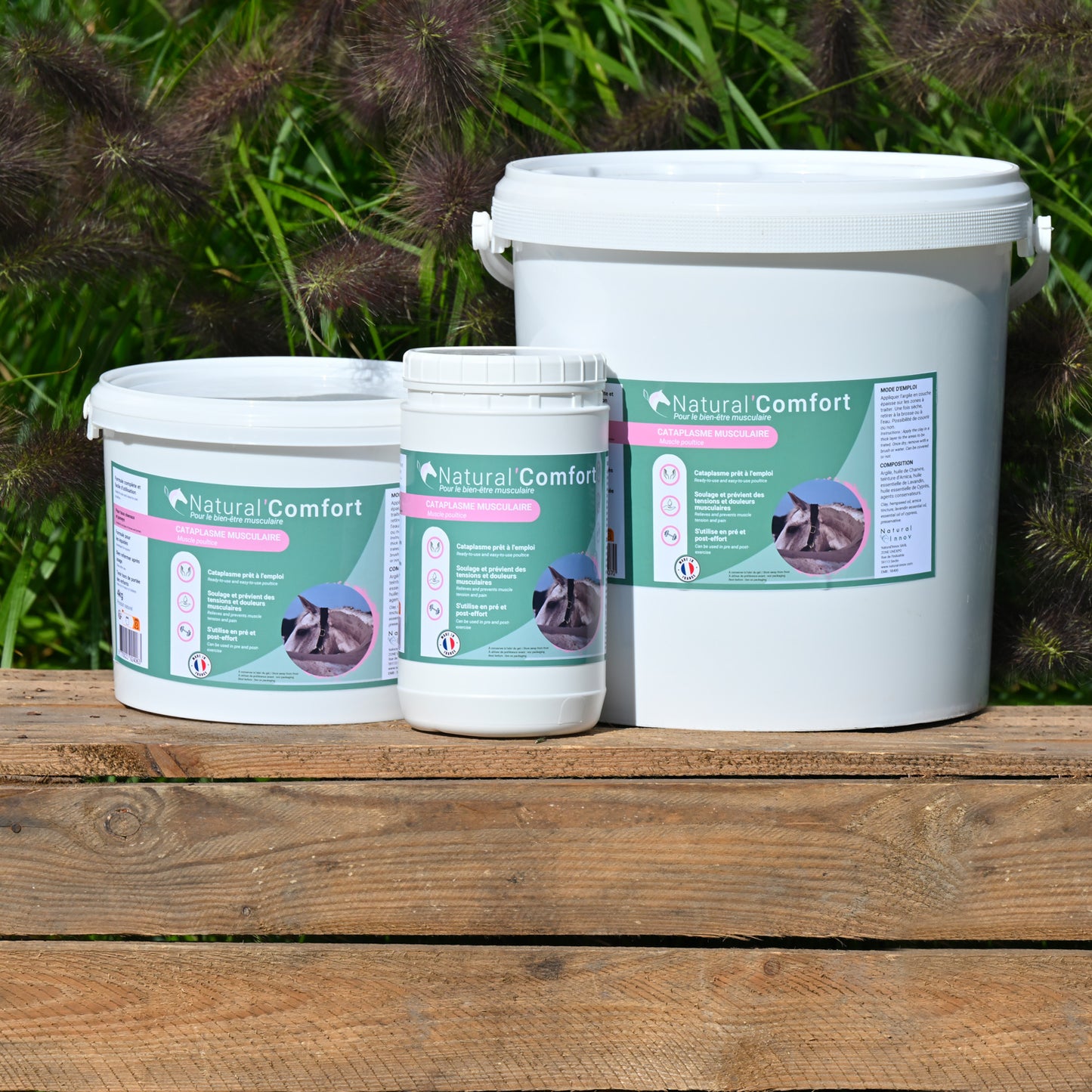 Natural’Comfort Natural Innov – Argile Verte Cheval Tensions et Douleurs Musculaires