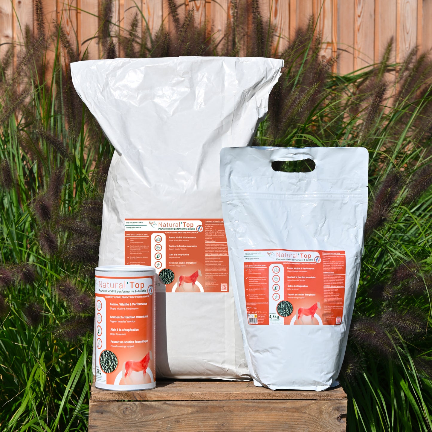 Natural’Top Natural Innov – Complément Cheval Vitalité & Prise Musculaire